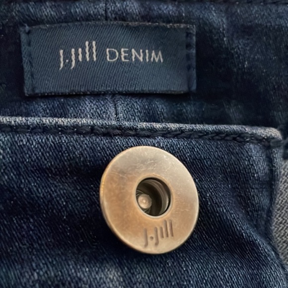 J.Jill Jeans Pants Premium Flex Leggings Denim High Rise Stretch Preppy Size 8 - Picture 4 of 8